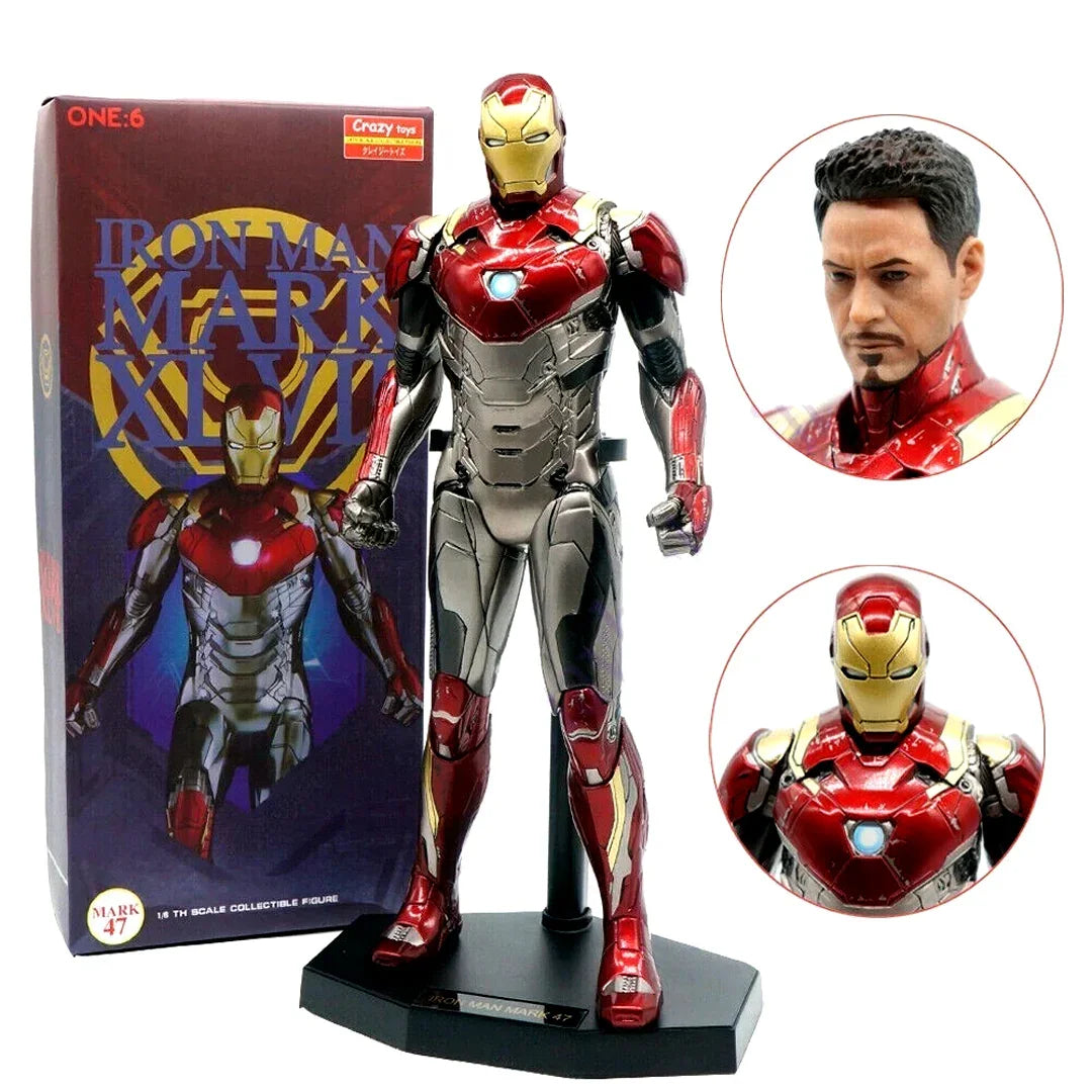Iron Man Mark XLVII One:6 Scale Collectible Action Figure 12 Inch