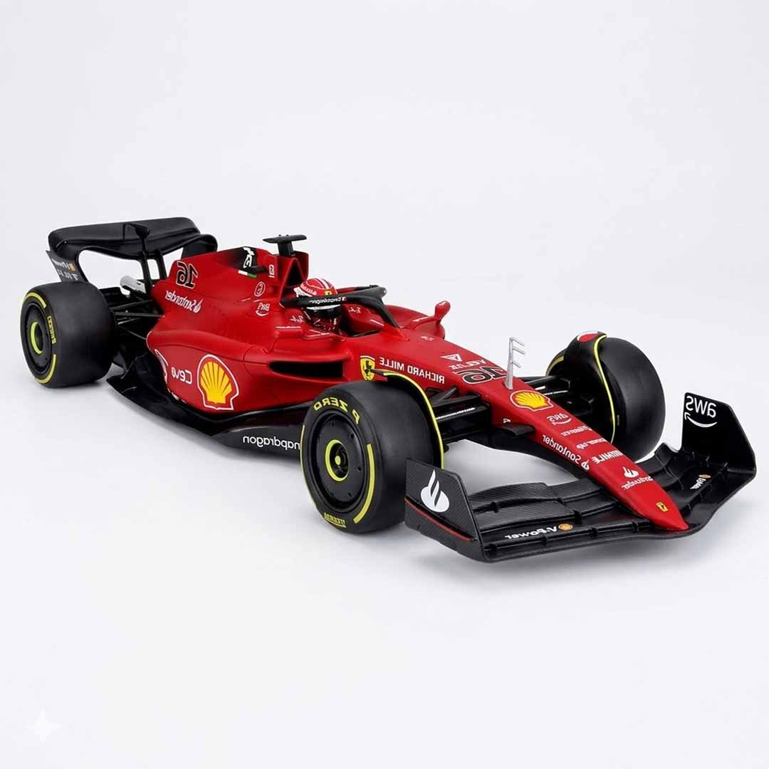 Ferrari F1 Racing Car 1/18 ミニカー Bburago 1:18 Ferrari F1-75 Formula Racing Car No.16 Diecast Model
