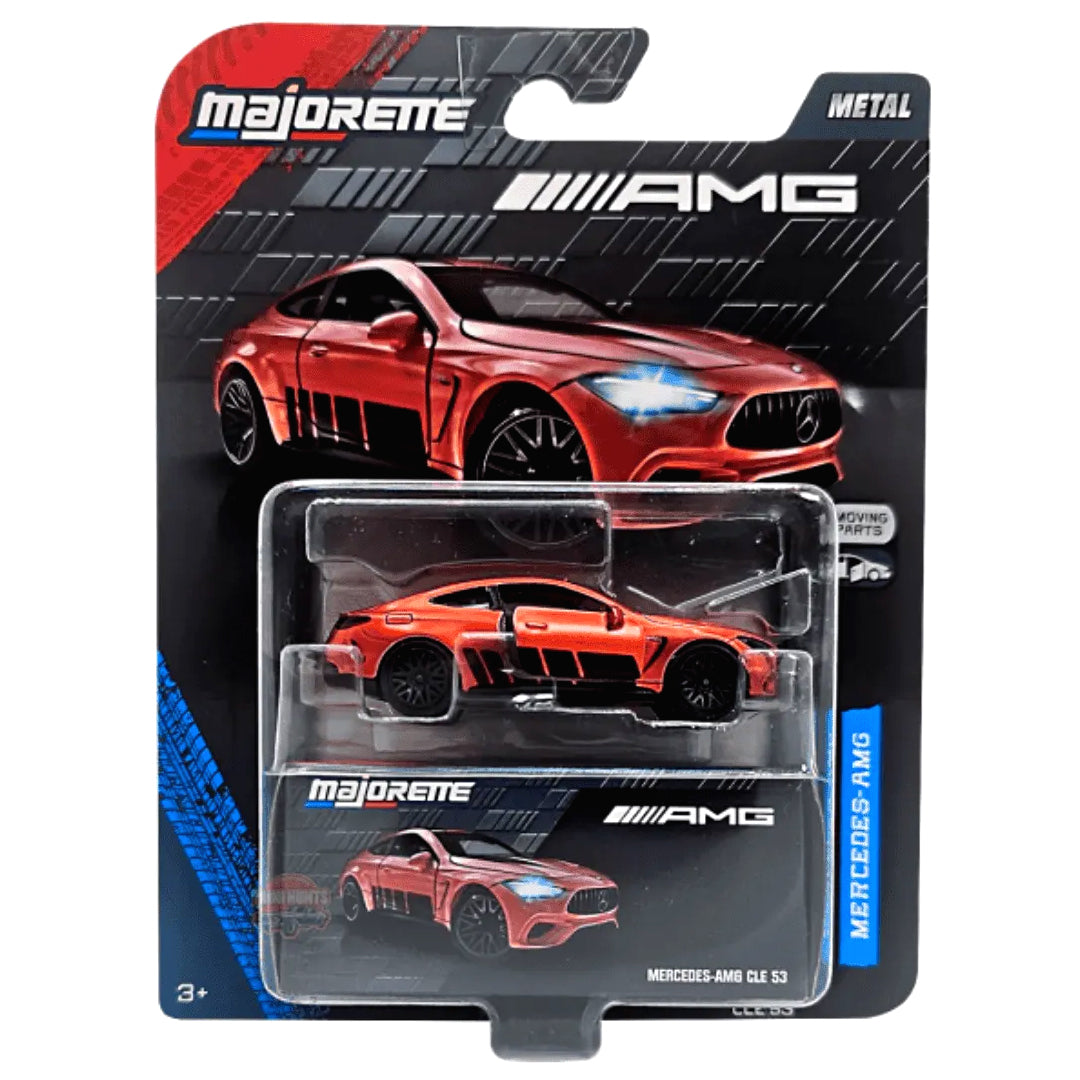 Majorette Mercedes-AMG CLE 53 Metal Diecast Sports Car with Moving Parts – Premium Collectible Toy Vehicle for Kids & Car Lovers