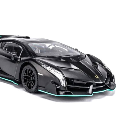 HQT 1:22 Scale Die-Cast Lamborghini Venom Model – Premium Collectible Edition (Light & Sound | Pull Back Action)