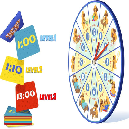 YUKA CHAMPS Tik-Tok Tick – Learn to Read Time Educational Board Game (Ages 4–12)