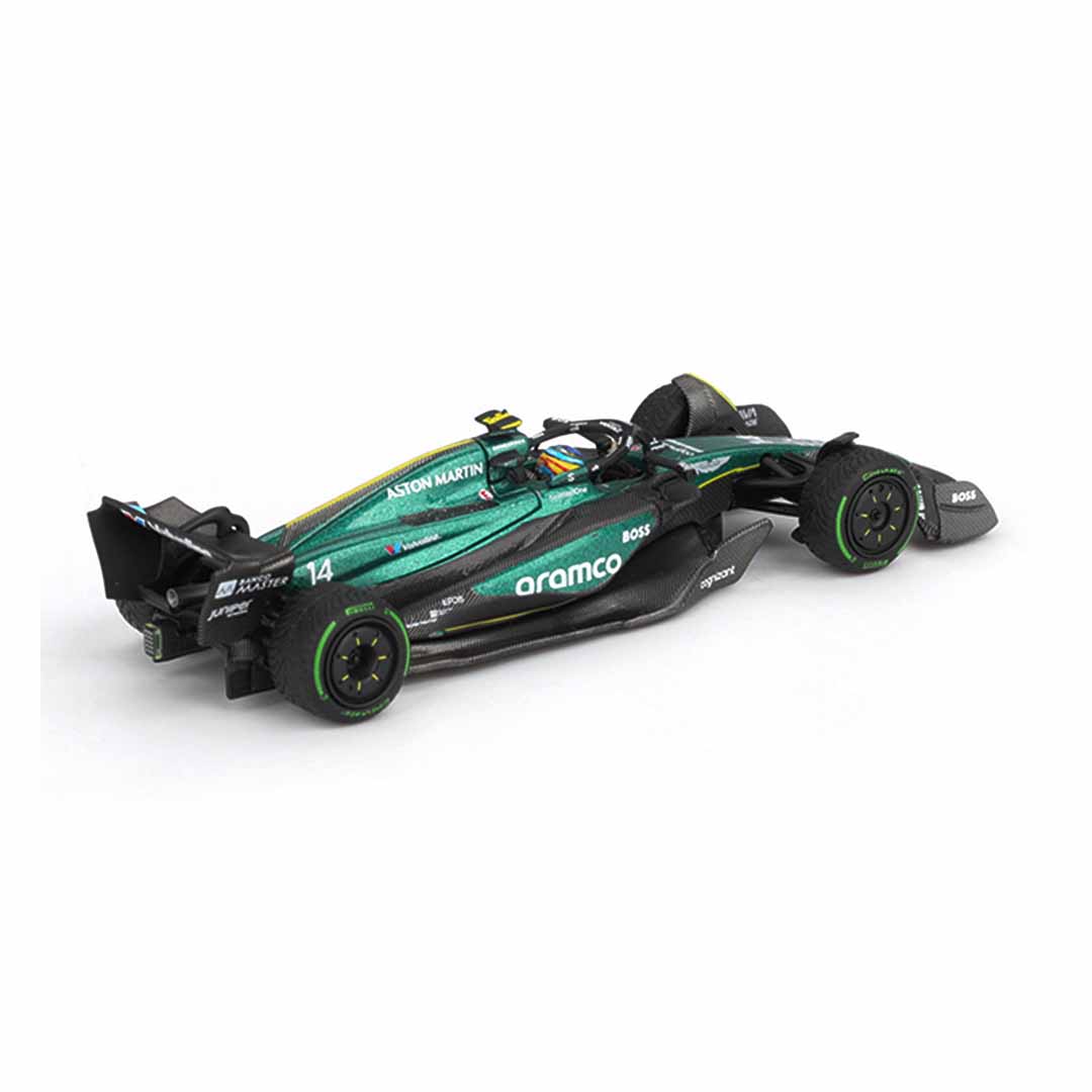 MINI GT 1:64 Aston Martin AMR24 #14 Fernando Alonso 2024 Canadian GP Formula One Die-Cast Model Car