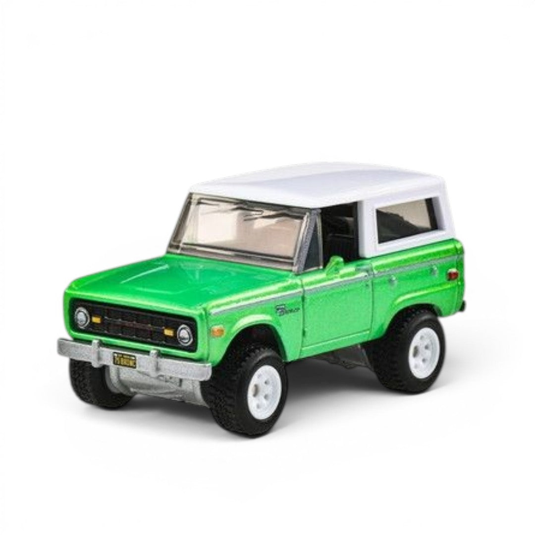 Hot Wheels Boulevard '75 Ford Bronco #138 Premium Die-Cast Car | Metal/Metal with Real Riders | 1:64 Scale | BGX
