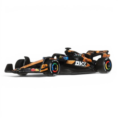 Hot Wheels Premium 1:64  Formula 1 2025 McLaren Formula 1 Team #81 F1 Die-Cast Car | Metal/Metal with Real Riders