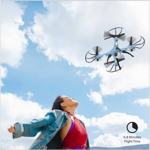 SKYMASTER Drone 720p HD Camera WiFi RC Quadcopter with Altitude Hold, Headless Mode