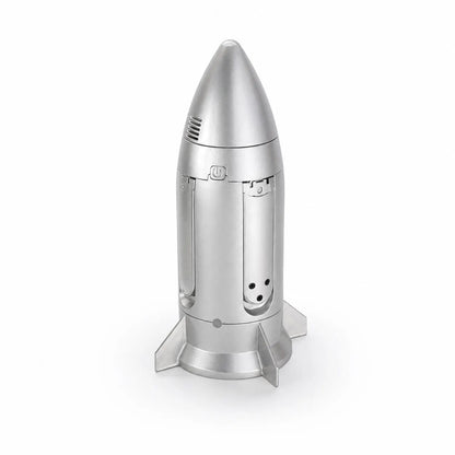 Model Missile Aircraft 2.4GHz Remote Control Drone with Spray Function, Cool LED Lights, Foldable Arms & Rechargeable Battery – Easy to Fly RC Flying Toy, Silver