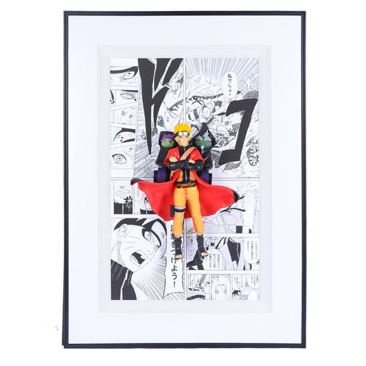 Naruto Uzumaki 3D Model Three Dimensional Wall Decorative Frames