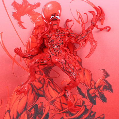 red Venom Carnage Action Figure Decorative Wall Frame - Unleash Chaos and Intrigue