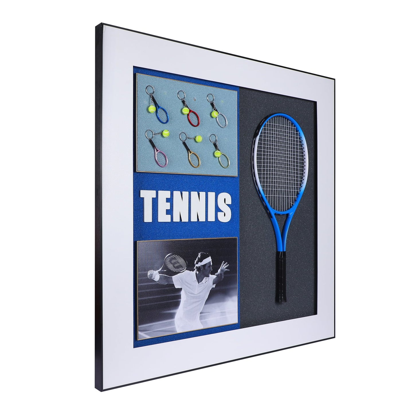 Serve Style: Tennis Racket Decorative Wall Frame - Ace Your Decor Game