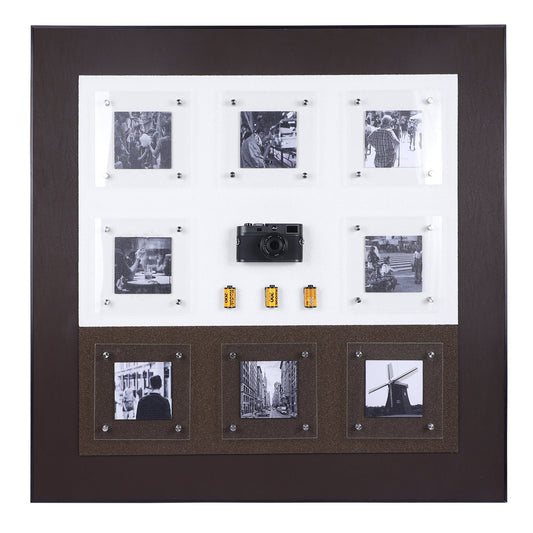 Vintage Memories Captured: Die-Cast Camera with Reel Picture Decorative Wall Frame - Frame Your Moments in Timeless Charm