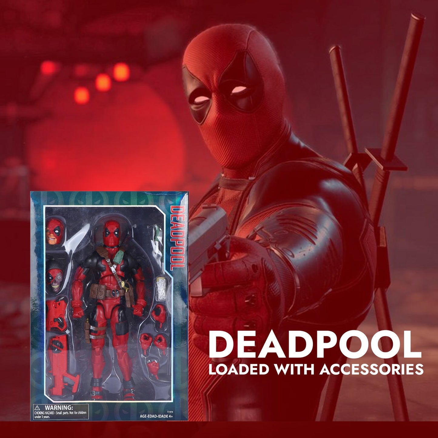 Marvel Legends Series 12" Deadpool Action Figure