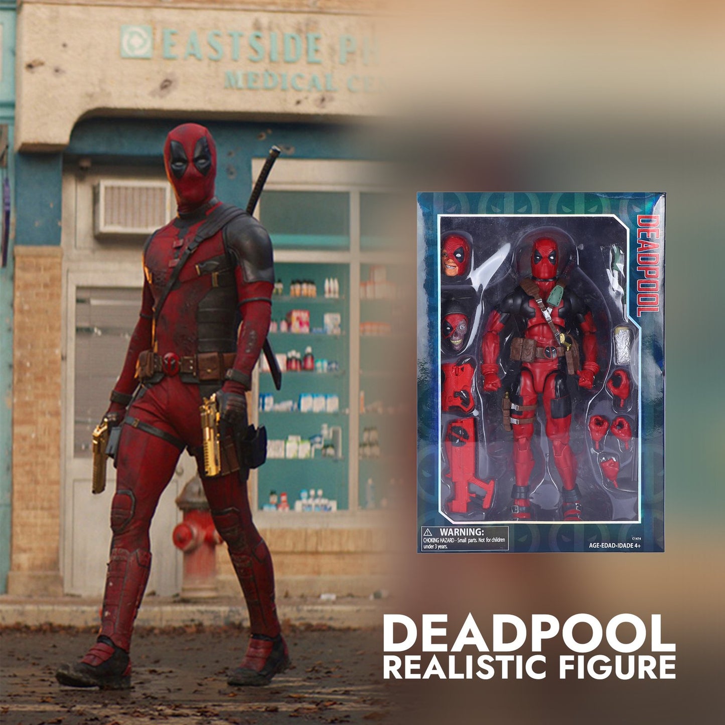 Marvel Legends Series 12" Deadpool Action Figure