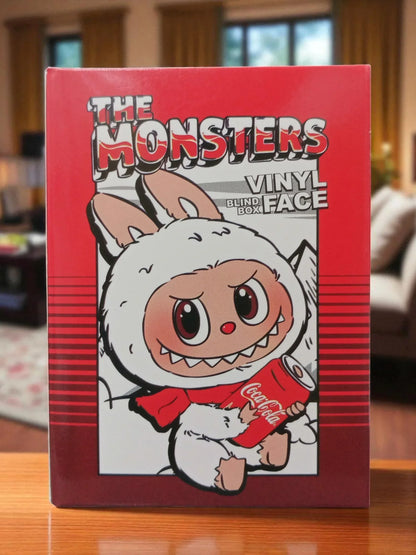 Labubu x Coca-Cola "The Monsters" Surprise Blind Box Keychain – Vinyl Face Mini Anime Figure 1 Random Piece) - Jaiman Toys