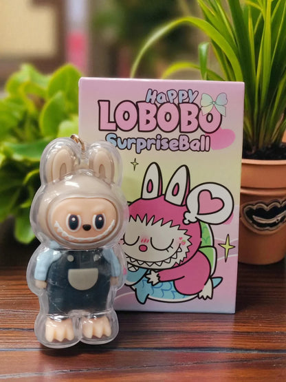 Labubu Surprise Ball Gift Blind Box – Cute Mini Anime PVC Keychain Figure (1 Random Piece) - Jaiman Toys