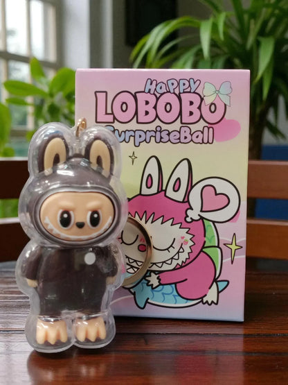 Labubu Surprise Ball Gift Blind Box – Cute Mini Anime PVC Keychain Figure (1 Random Piece) - Jaiman Toys