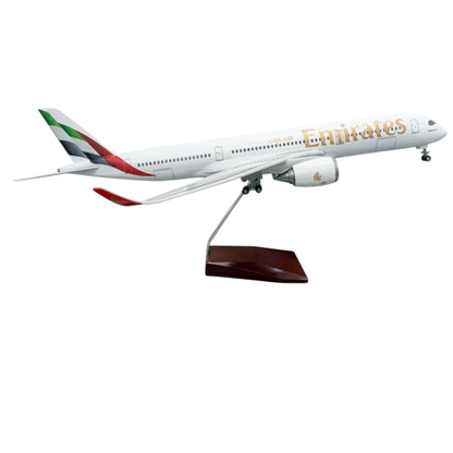 A350 UAE Emirates New 1:142 Scale Diecast Aeroplane Display Model with LED Light | Premium Aircraft Replica with Display Stand