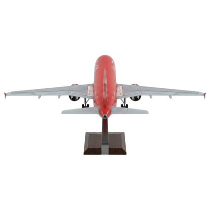 380 Coca Cola 1:160 Scale Diecast Aeroplane Display Model with LED Light | Premium Aircraft Replica with Display Stand