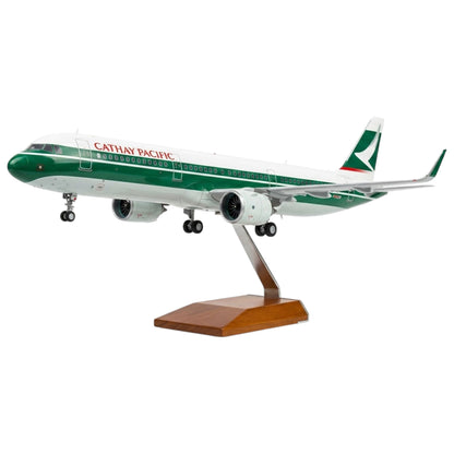 A350 Cathay Pacific 100th Airways 1:142 Scale Diecast Aeroplane Display Model with LED Light | Premium Aircraft Replica with Display Stand
