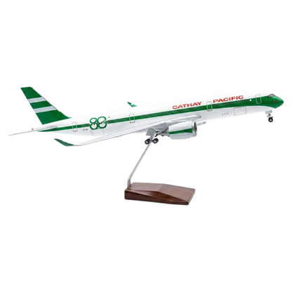 A350 Cathay Pacific 100th Airways 1:142 Scale Diecast Aeroplane Display Model with LED Light | Premium Aircraft Replica with Display Stand