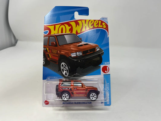 "Unleash the Adventure: Mitsubishi Pajero Evolution 169 - Orange 2024 Hot Wheels Edition"