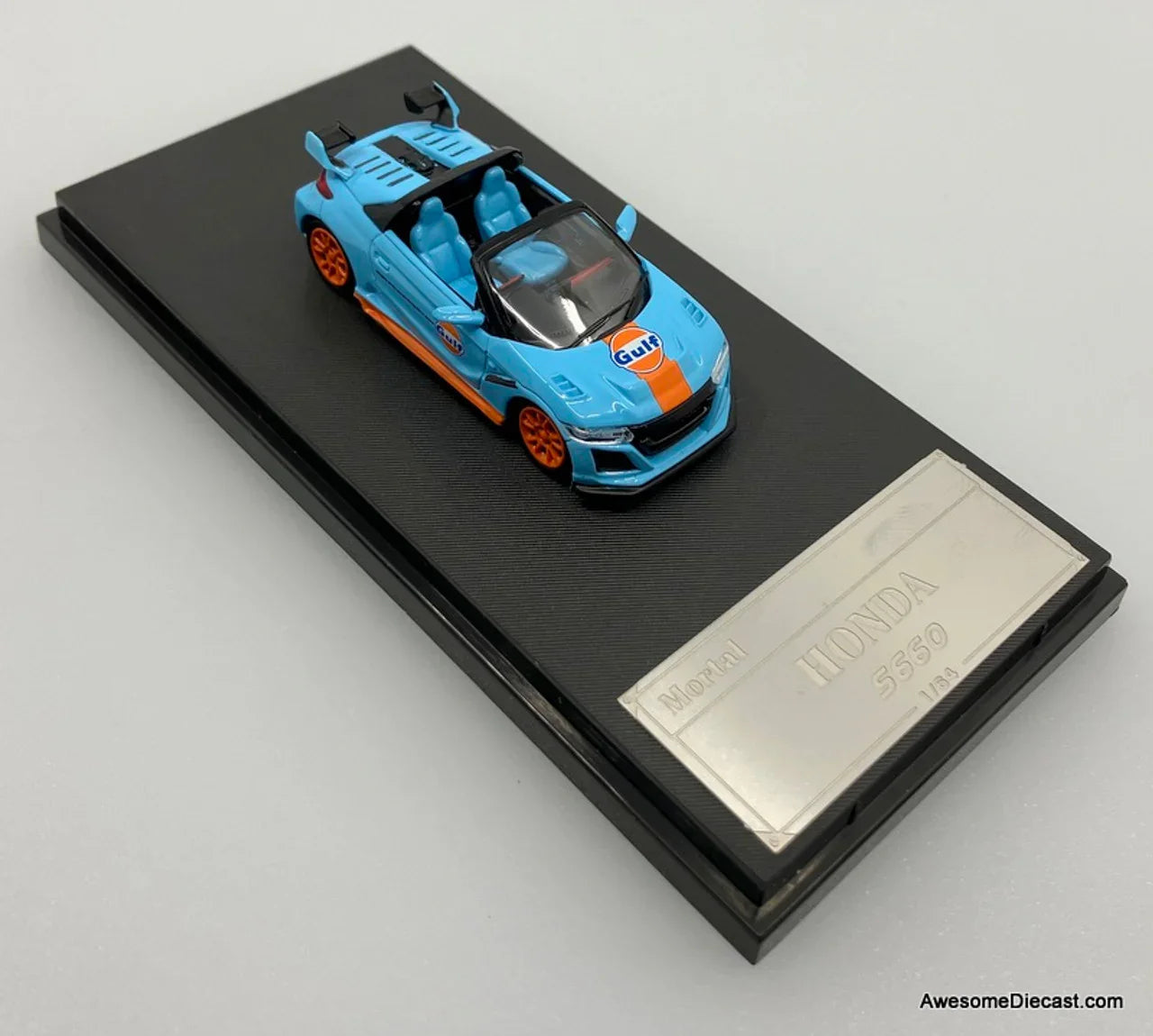 Mortal S-Series 1:64 Honda S660 Mugen Modified Version Gulf Diecast Car Model - Jaiman Toys