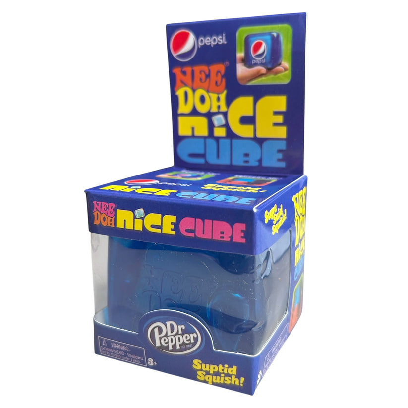 Pepsi Nee Doh Nice Cube | Super Solid Squish Sensory Stress Relief Toy | Premium Gel Squishy Cube
