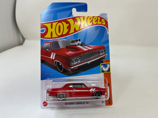 Rev Up in Red: 2024 Hot Wheels Basic Mainline 64 Chevelle SS