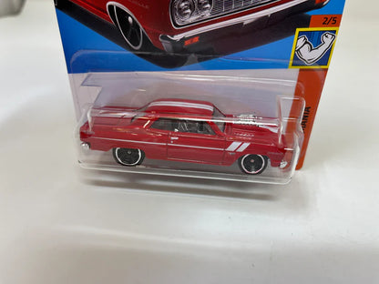 Rev Up in Red: 2024 Hot Wheels Basic Mainline 64 Chevelle SS