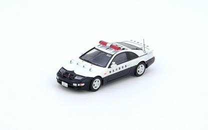 INNO64 1:64 Nissan Fairlady Z Z32 Kanagawa-Kenkei Japanese Police Die-Cast Model Car with Display Case