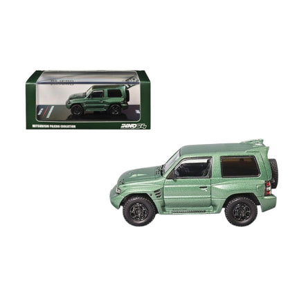 INNO64 Mitsubishi Pajero Evolution – Green | 1:64 Diecast SUV