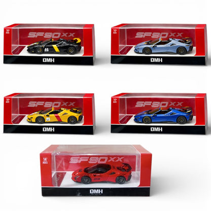 DMH 1:64 Ferrari SF90 XX Spider Diecast Model Car – 4 Variants