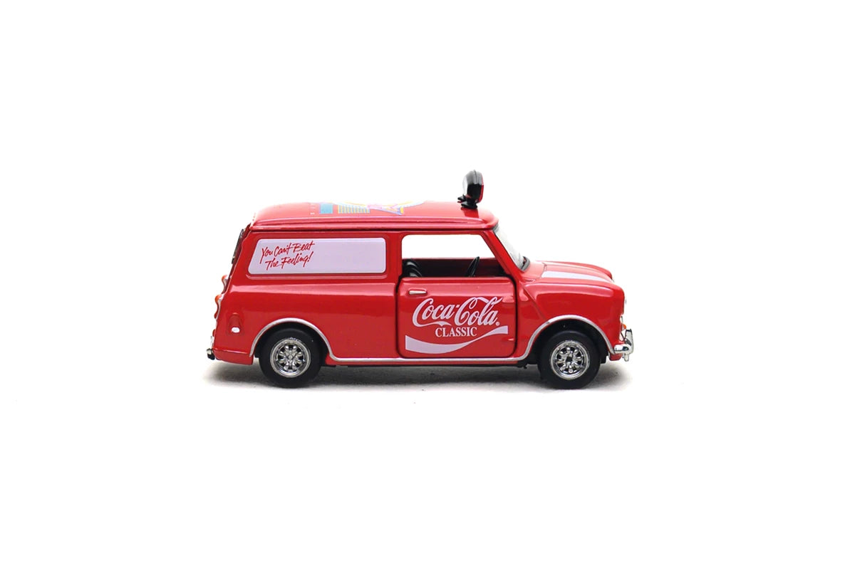 Tiny City Coca-Cola Classic Mini Van Diecast Model Vehicle – Retro Delivery Edition Collector Car