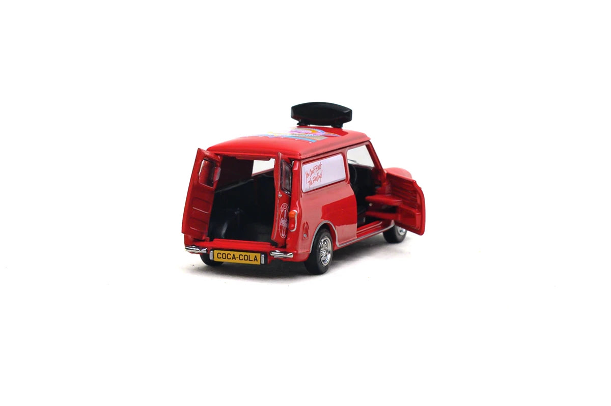 Tiny City Coca-Cola Classic Mini Van Diecast Model Vehicle – Retro Delivery Edition Collector Car