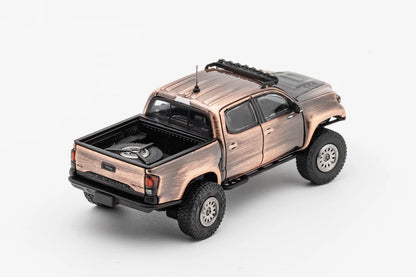 GCD 375 1:64 Toyota Tacoma TRD Pro Wide Body LHD – Brushed Bronze Premium Diecast Collectible Pickup Truck Model