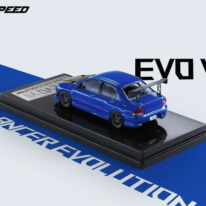 Fast & Speed  1:64 Lancer EVO VII Blue Diecast Car Model