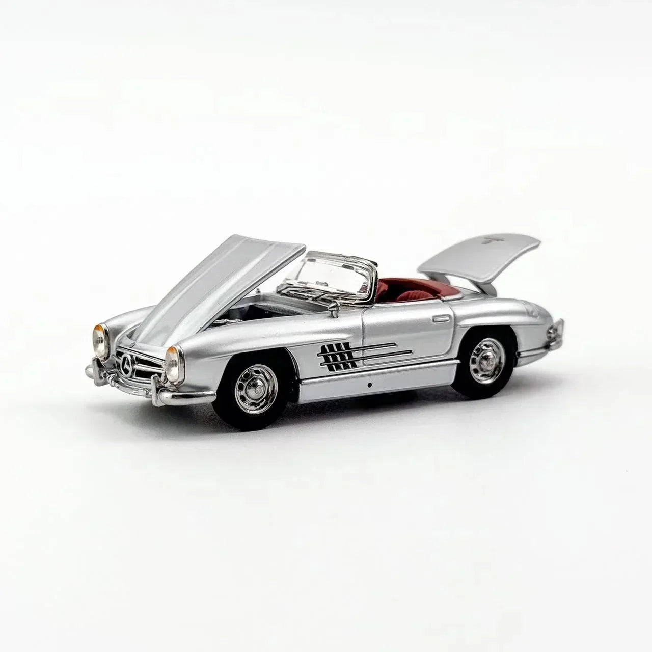 YS Model 1:64 Mercedes-Benz 300SL Roadster Diecast Scale Model Car