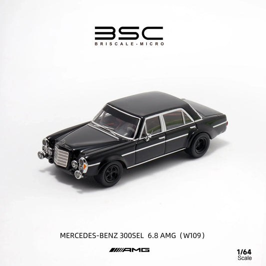 BSC 1:64 Mercedes Benz 300SEL W109 AMG Black