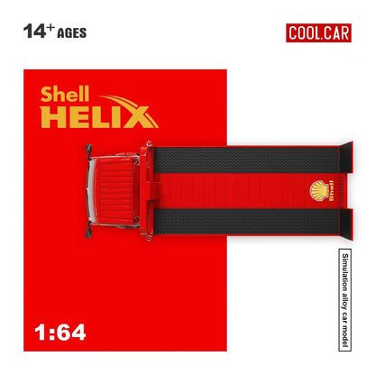 Cool.Car 1:64 Hino H300 Transport Trailer Shell Helix Livery Diecast Model CC647234