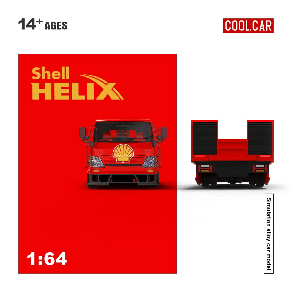 Cool.Car 1:64 Hino H300 Transport Trailer Shell Helix Livery Diecast Model CC647234