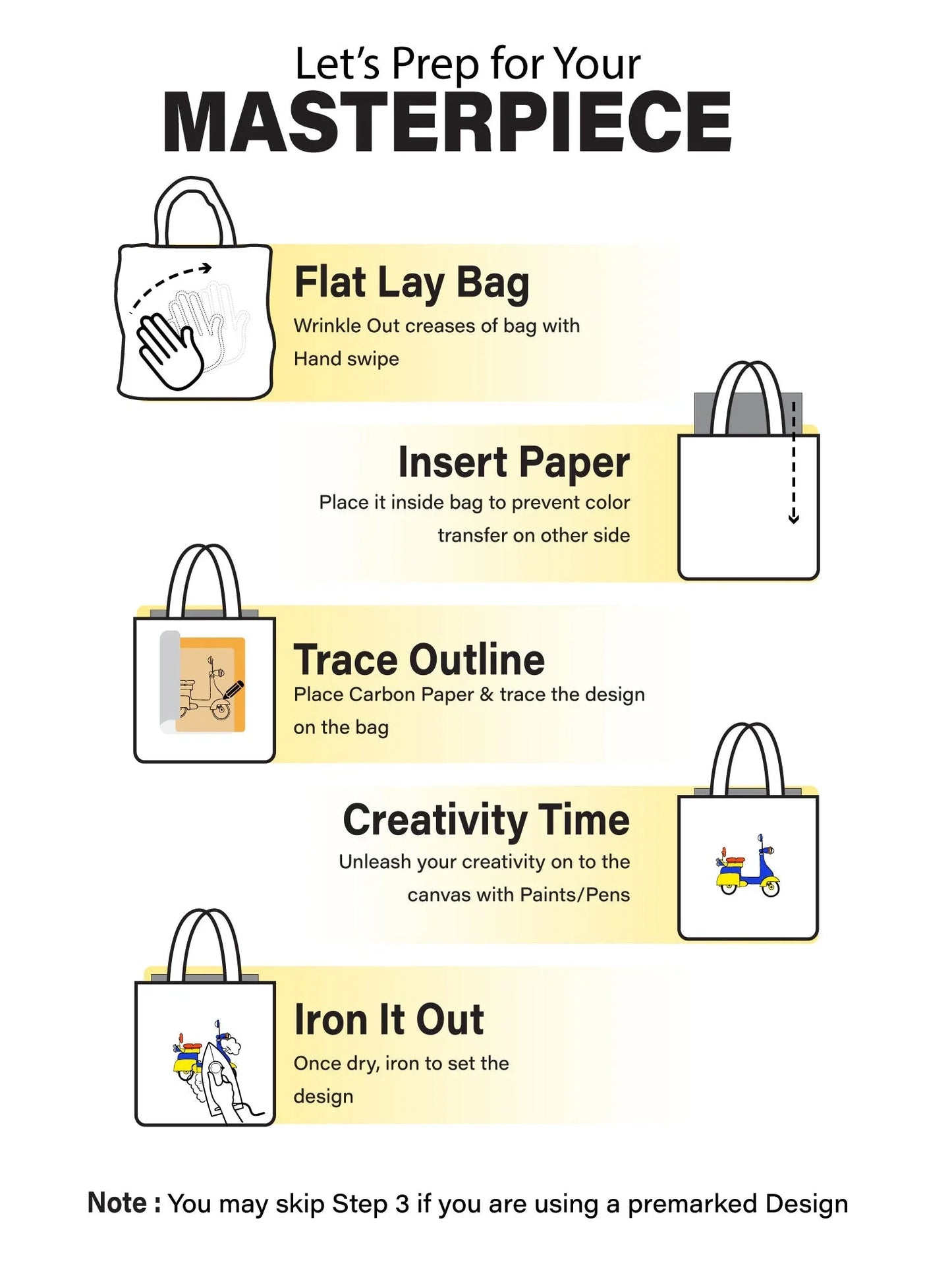 Tote Bag - DIY Whimsical Auto kit by Dastkhat - Jaiman Toys