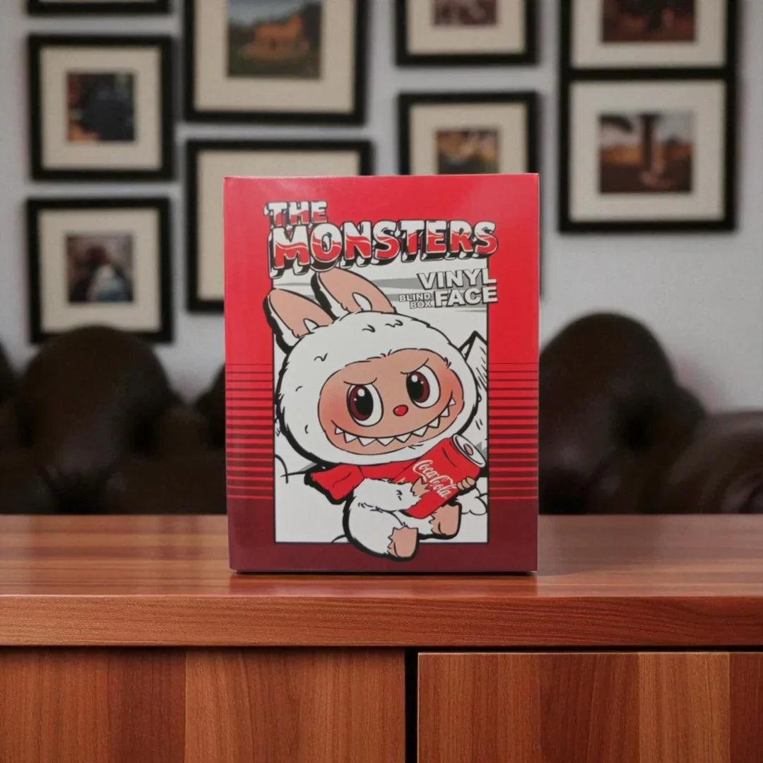 Labubu x Coca-Cola "The Monsters" Surprise Blind Box Keychain – Vinyl Face Mini Anime Figure 1 Random Piece) - Jaiman Toys