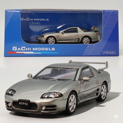 GA CHI Models 1:64 Mitsubishi GTO (1998) Diecast Model Car | Premium JDM Sports Car Collectible with Display Base