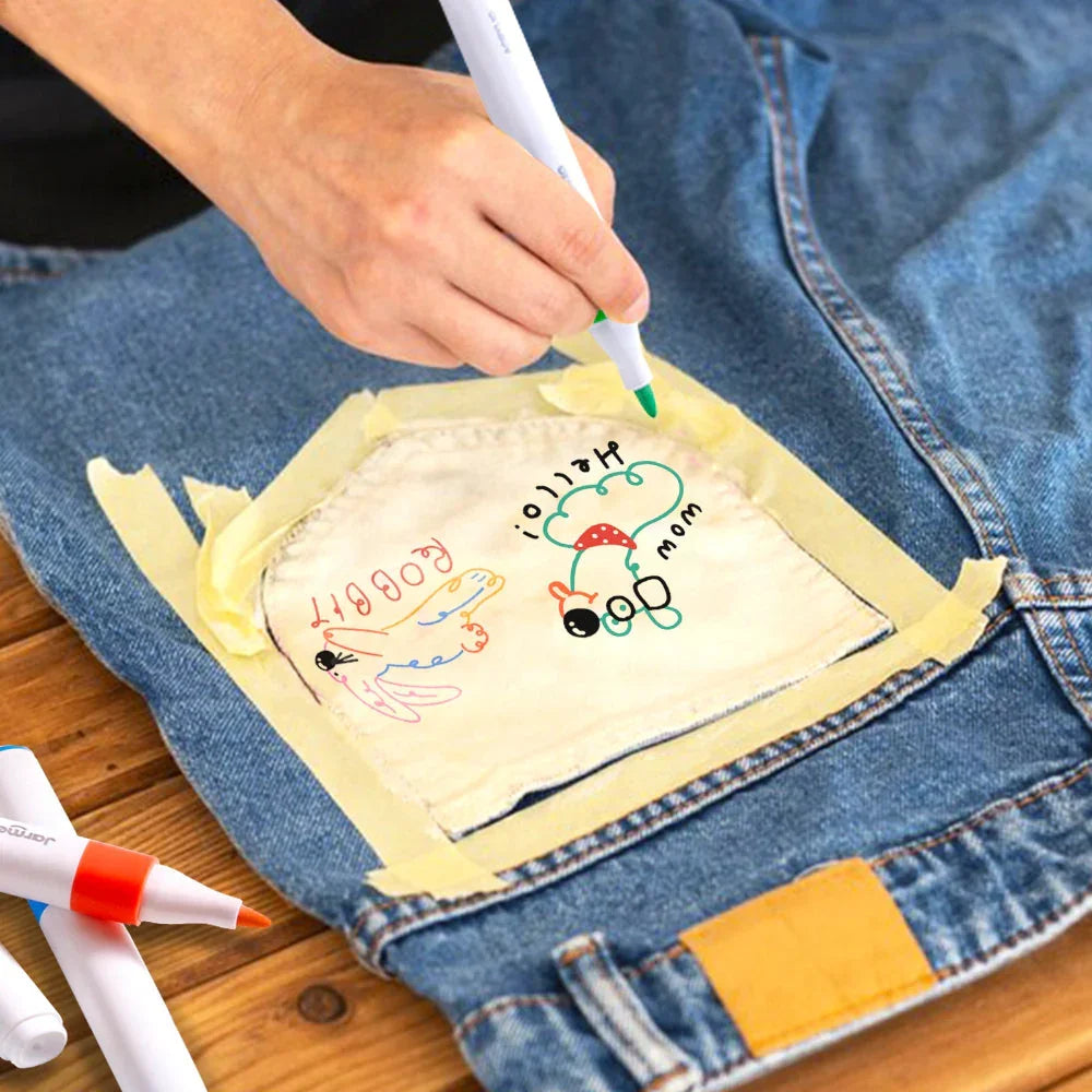 Jar Melo Acrylic Paint Markers With Bag- 36 Colors - Jaiman Toys