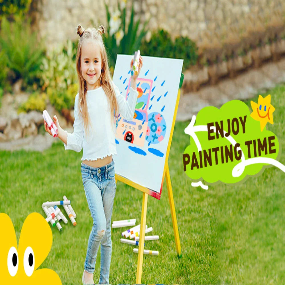 Jar Melo Acrylic Paint Markers With Bag- 36 Colors - Jaiman Toys