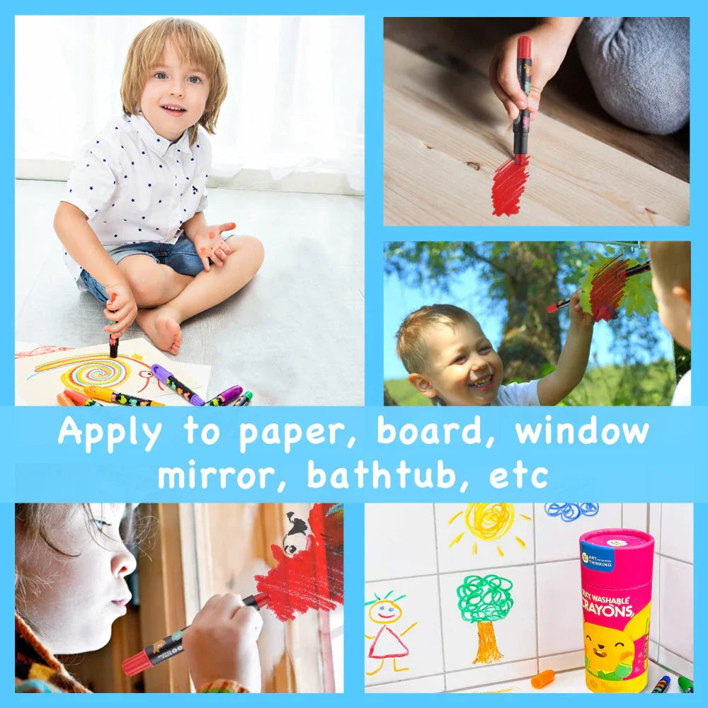 Jar Melo Baby Roo Silky Washable Crayon - Jaiman Toys