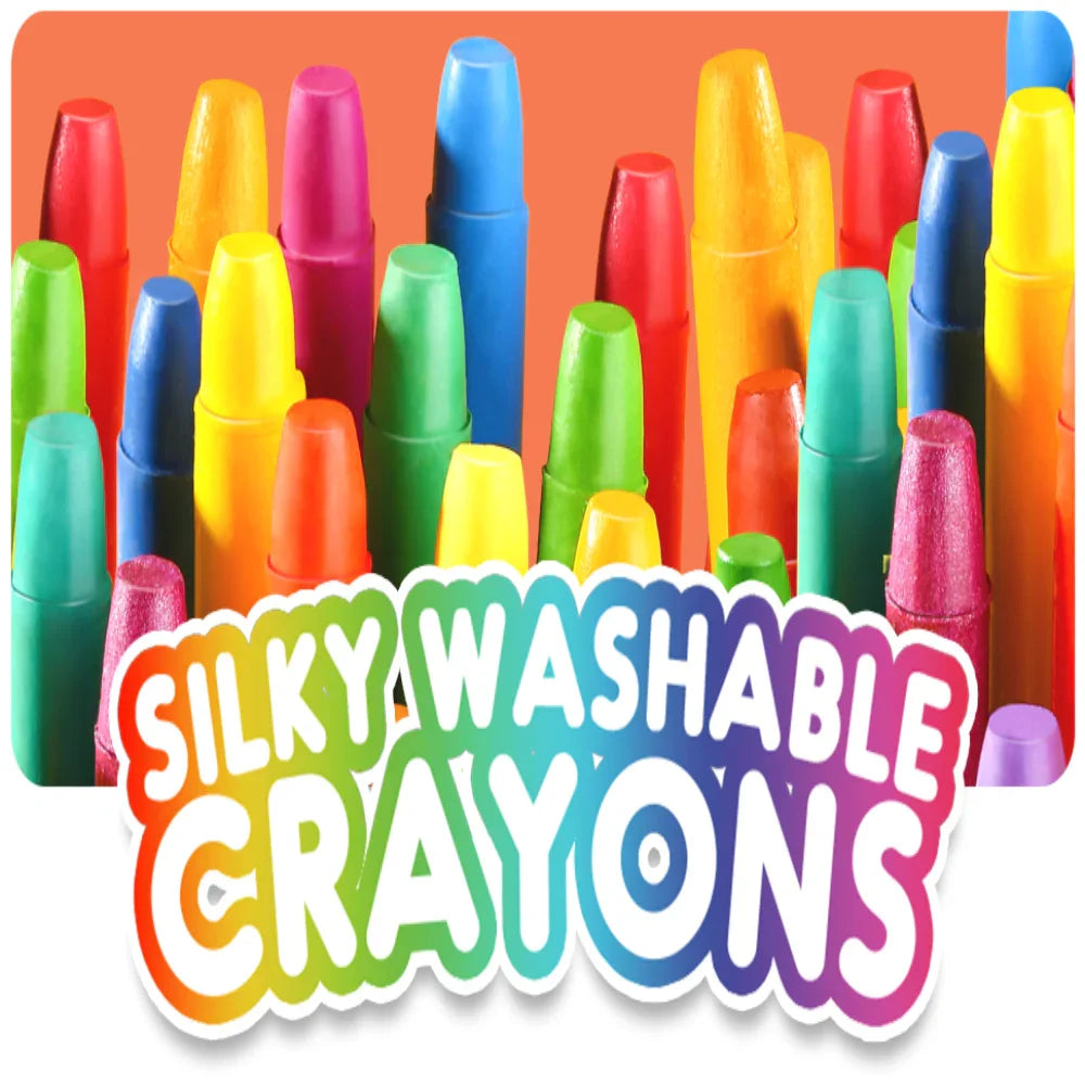 Jar Melo Baby Roo Silky Washable Crayon - Jaiman Toys