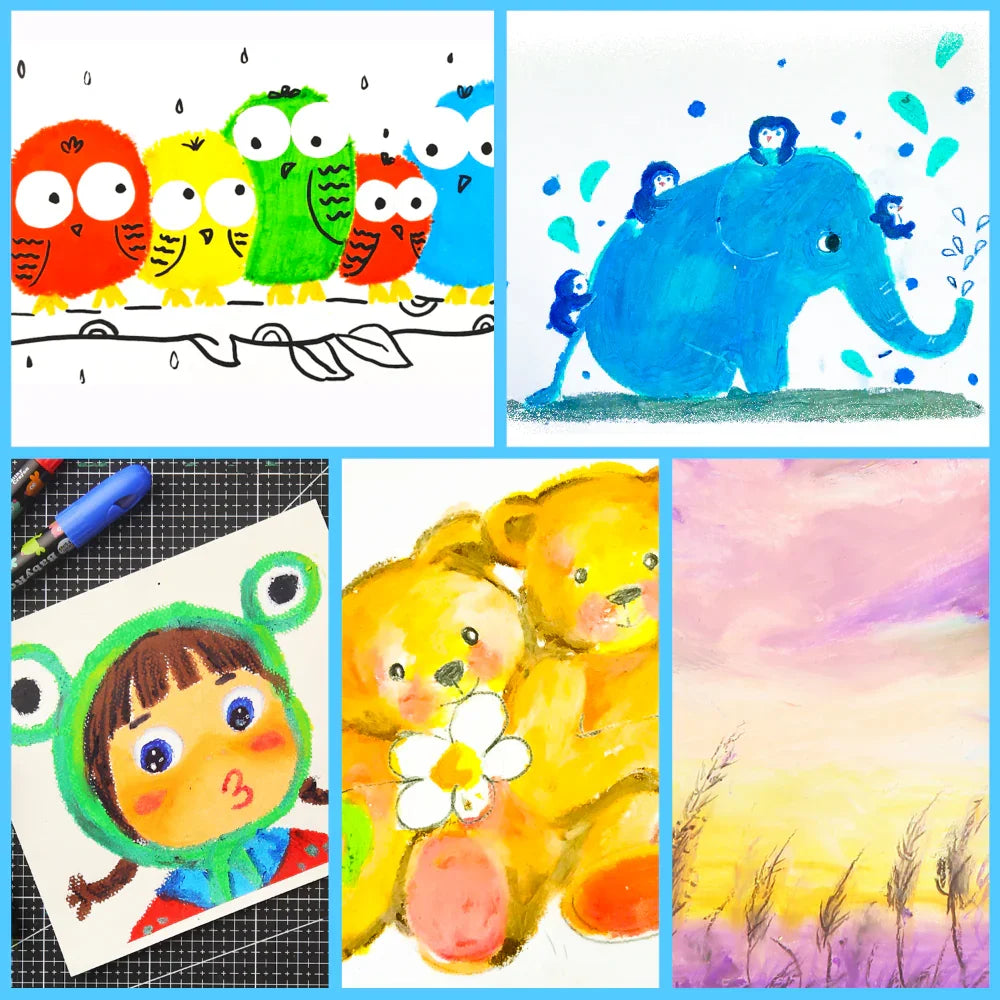 Jar Melo Baby Roo Silky Washable Crayon - Jaiman Toys