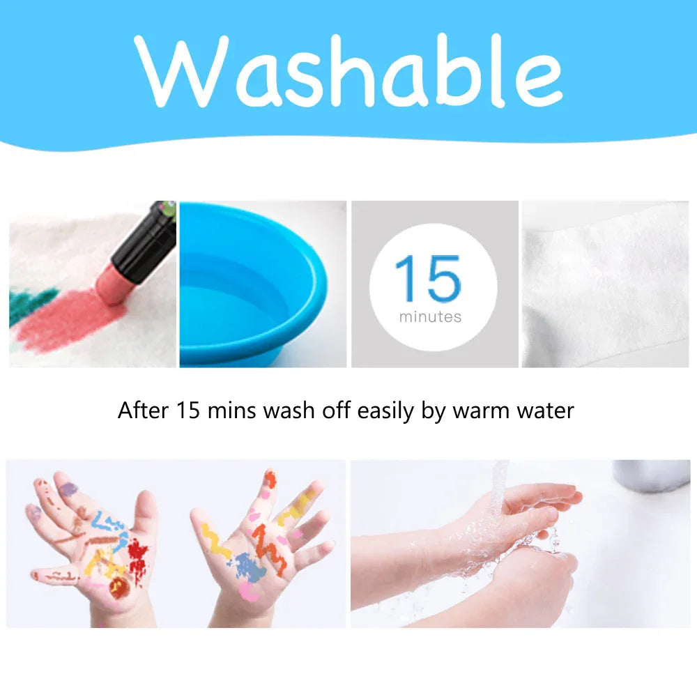 Jar Melo Baby Roo Silky Washable Crayon - Jaiman Toys