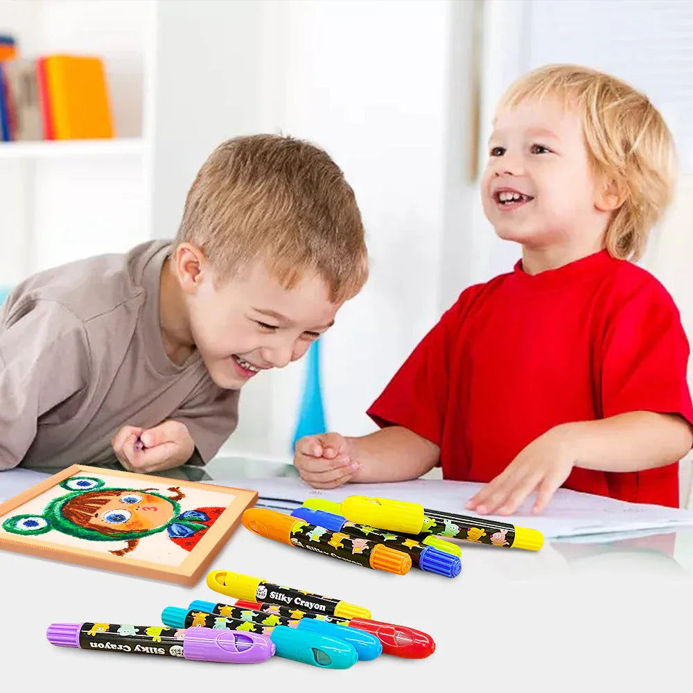 Jar Melo Baby Roo Silky Washable Crayon - Jaiman Toys