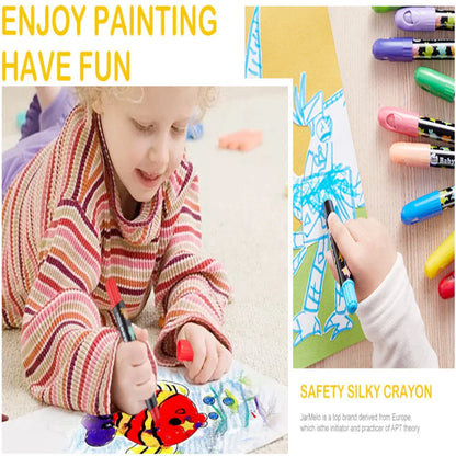 Jar Melo Baby Roo Silky Washable Crayon - Jaiman Toys